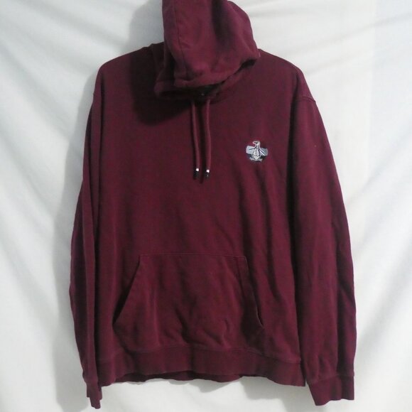 PENGUIN by MUNSINGWEAR | large | Burgundy Hooded Sweatshirt / Hoodie - Picture 1 of 16